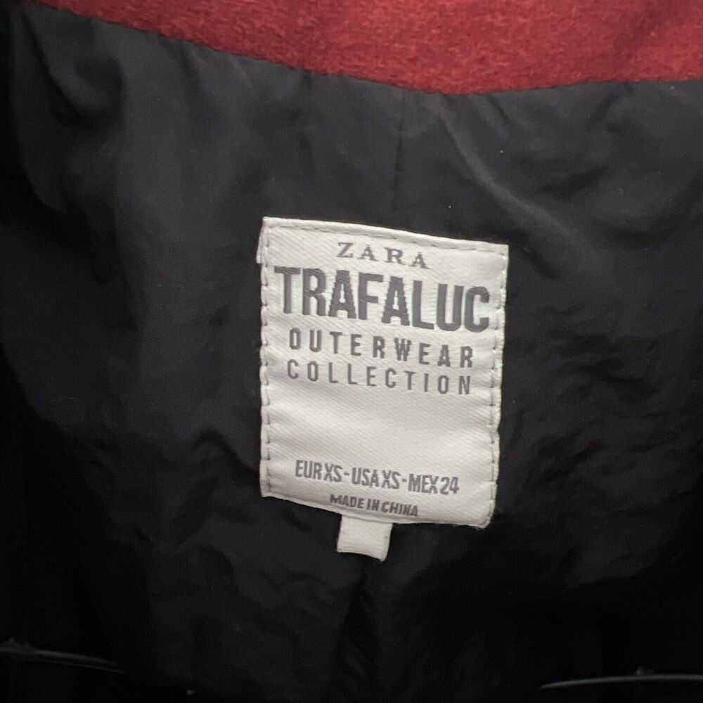 ZARA Trafaluc Basic outerwear wool blend Pea coat… - image 2
